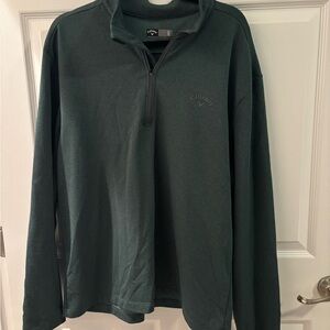 Callaway Forest Green Quarter Zip
